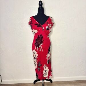 Vintage 90s Paradise NY floral dress